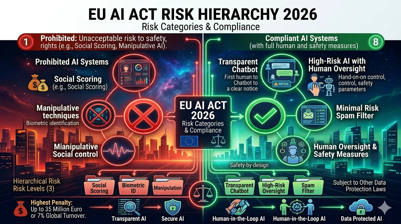 EU AI Act Explained: Risk Categories, Prohibited AI & What’s Changing in 2026